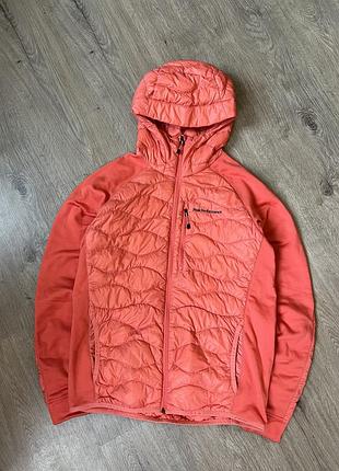 Peak performance helium hybrid down hood jacket жіноча гібридна куртка пуховик 2