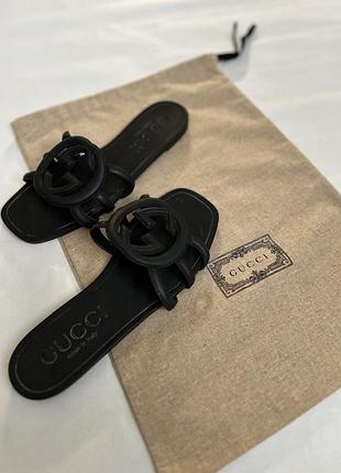 Шльопанці gucci interlocking g slide sandal. оригінал.