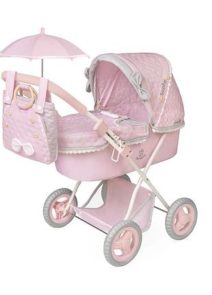 Кукольная коляска decuevas 85075 с сумкой и зонтиком коляска для куклы 60см ручка