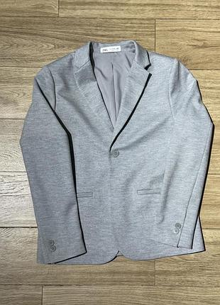 Піджак для хлопчика zara сірий, розмір 152