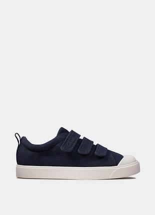 Кеди для дітей clarks сині, розмір 30-31 (us 13.5)