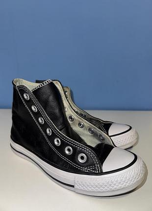Кеди унісекс converse чорні високі 3