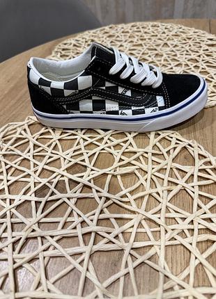Кеди унісекс vans old skool чорно-білі