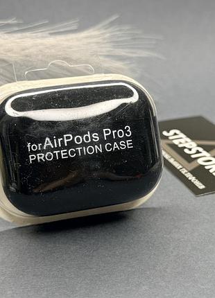 Чехол для airpods 3 pro с микрофиброй внутри silicone case силиконовый толстый противоударный