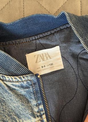 Джинсова куртка zara 3