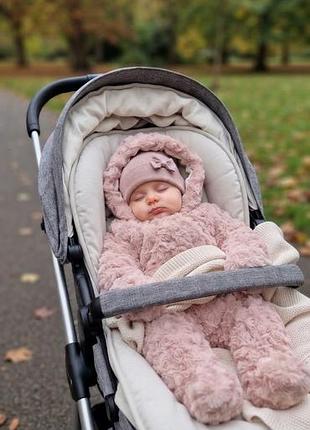 Плюшевий теплий комбінезон mothercare, 0-3 міс