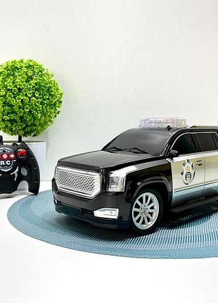 Машина джип полицейский m 4932 на пульте 31см, аккум, usbзар, 1:12, свет, звук, резиновые колеса