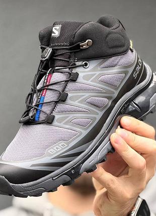 Кроссовки зимние salomon xt-6❄️ хутро