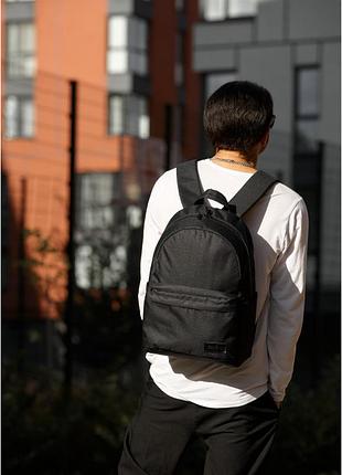 Рюкзак sambag чоловічий для ноутбука тканина чорний