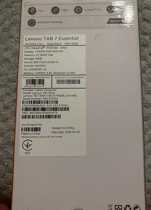 Планшет lenovo tb-7304i 6