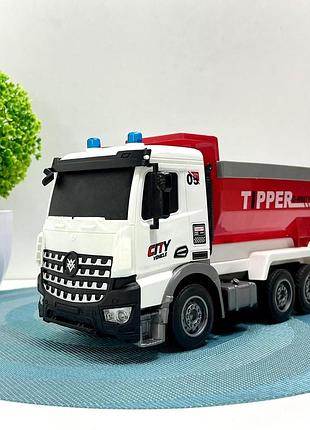 Будтехніка yj-114-2-116-1 (12шт) р/к, акум, 1:14, світло, рухливі деталі, usbзарядне, гумові колеса,