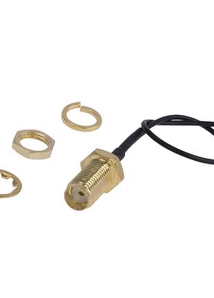 Переходник ipex-k в sma-f 100 мм, антенный pigtail-кабель u.fl / ipex – sma для wi-fi, fpv, gps, gsm, lte и rf-модулей