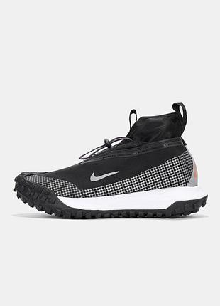 Nike acg mountain fly gtx black | кросівки найк чорні з мембраною | 41–44