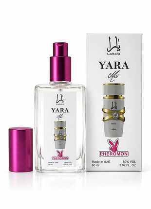Женские духи lattafa yara white латтафа яра вайт с ферромонами 60 мл тестер