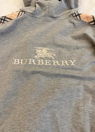 Спортивний костюм жіночий burberry з худі сірий