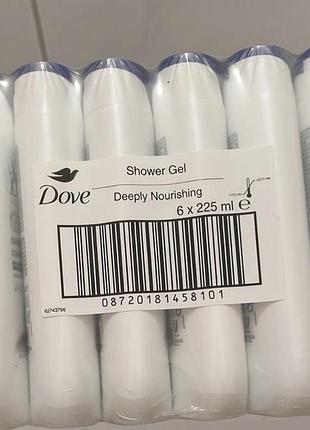 🧴 dove advanced care deeply nourishing — набір 6 шт