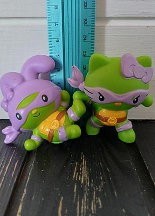 Фигурки mcdonald's и teenage mutant ninja turters x hello kitty &amp; my melody котти мелоды
