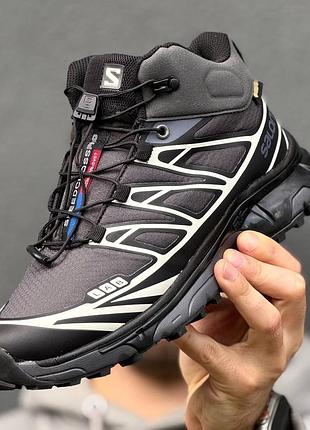 Кроссовки зимние salomon xt-6❄️ хутро