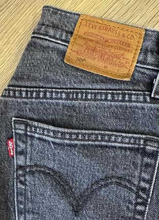 Джинси жіночі levi’s 501 сірі 2