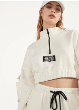 Укороченная толстовка bershka p.s
