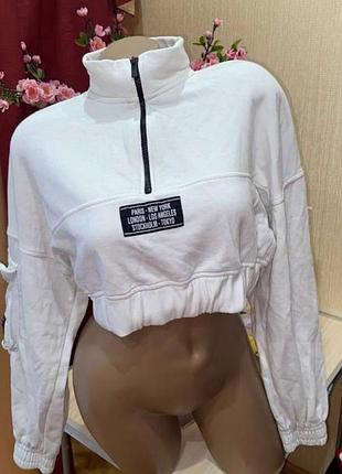 Укороченная толстовка bershka p.s 3