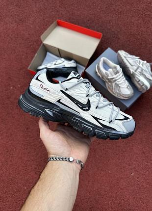 Nike initiator custom v2 laces grey beige | чоловічі кросівки найк сіро-бежеві шкіряні з подвійною шнурівкою | 41–45