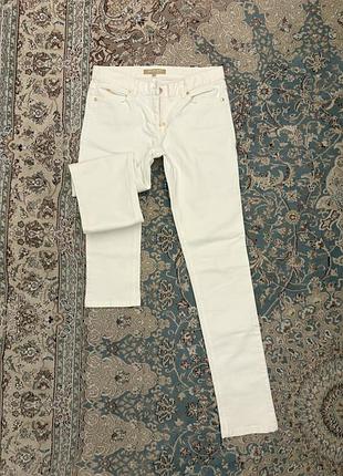 Оригинальные белые джинсы michael kors (первая линия, made in italy, xs)