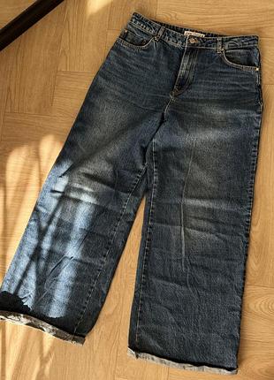 Жіночі джинси zara сині палаццо 42 розміру
