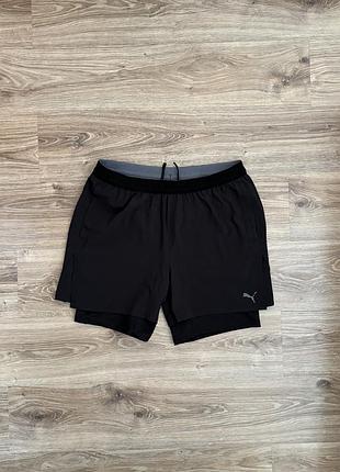 Шорти puma 2 in 1 training чоловічі спортивні nike