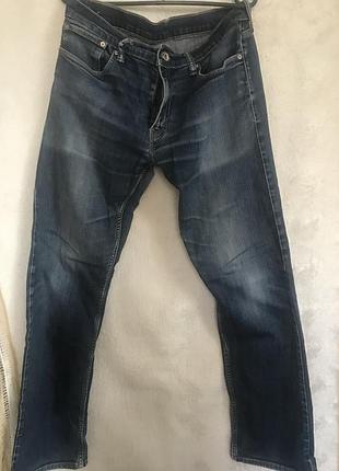 Чоловічі джинсові штани бренду levi strauss розмір 34