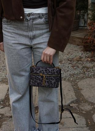 Сумка gaby vanity textile shoulder bag leo/grey 4