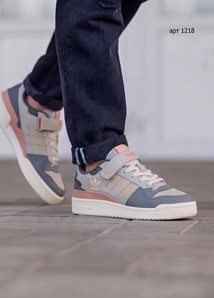 Кожаные кроссовки adidas 3