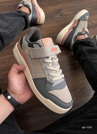 Кожаные кроссовки adidas 8