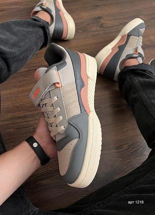 Кожаные кроссовки adidas 4