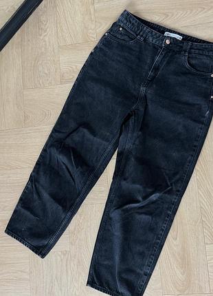 Джинси жіночі zara сірі графіт 40 розміру