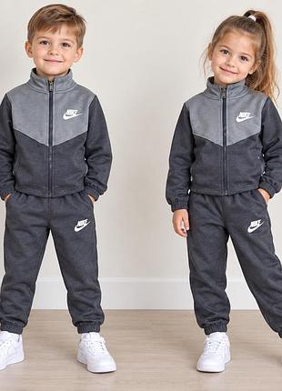 Оригінальний спортивний костюм nike 4-5 років 104-110 см дитячий костюм nike з легким утепленням