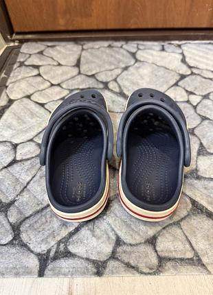 Шльопанці дитячі crocs c8 сині 2