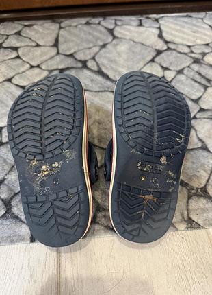 Шльопанці дитячі crocs c8 сині 4
