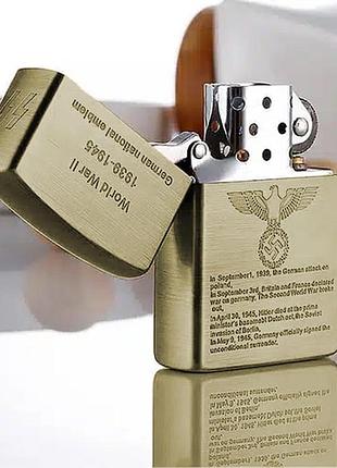 Зажигалка бензиновая запоминающаяся подарочная с национальным знаком германии