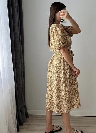 Красивенное с пояском платье 👗 большого размера