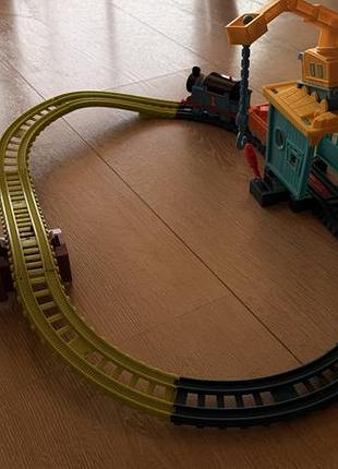 Ігровий набір fisher-price потяг із залізницею