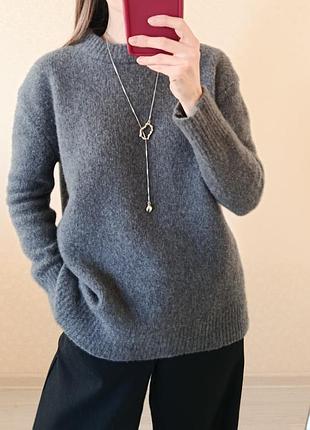 Теплый кашемировый свитер zara