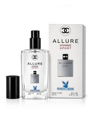 Чоловічі парфуми chanel allure homme sport шанель аллюр хом спорт з феромонами 60 мл тестер
