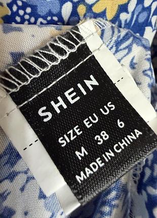 Міді сукня в квітковий принт shein m 6