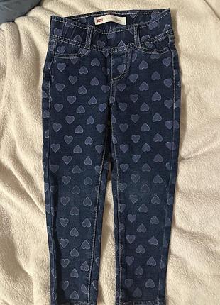 Красиві штани levi’s на дівчинку 2/3 роки 90-98