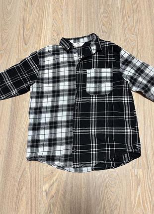 Сорочка h&m байкова на хлопчика 12-13 років