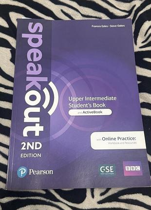 Підручник з вивчення мов speakout upper intermediate student's book 2nd edition pearson м'яка обкладинка