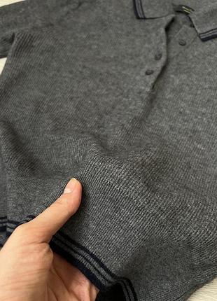 Вовняний лонг поло massimo dutti 6