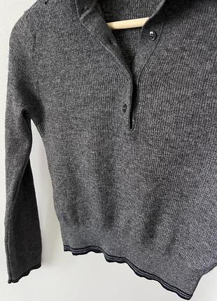 Вовняний лонг поло massimo dutti 5