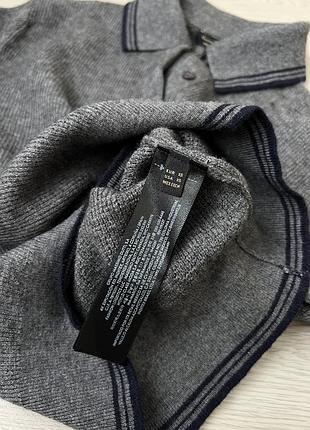 Вовняний лонг поло massimo dutti 7